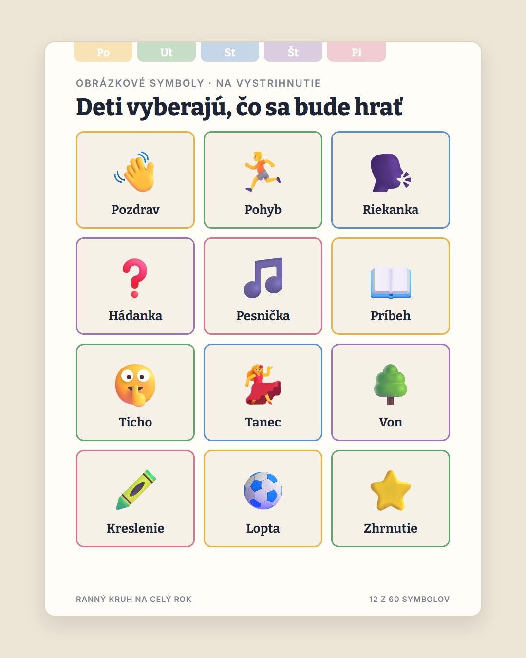 Symboly na vystrihnutie